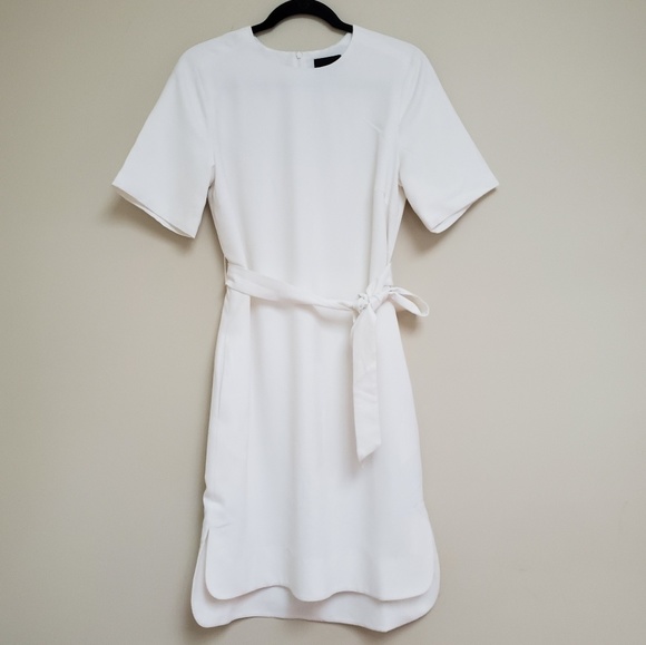 Revolve Dresses & Skirts - TY-LR Revolve white short sleeve waist tie Shift S